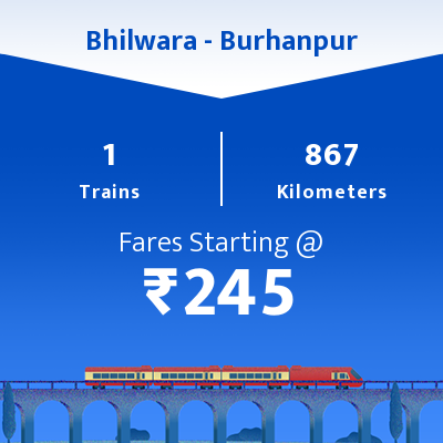 Bhilwara To Burhanpur Trains